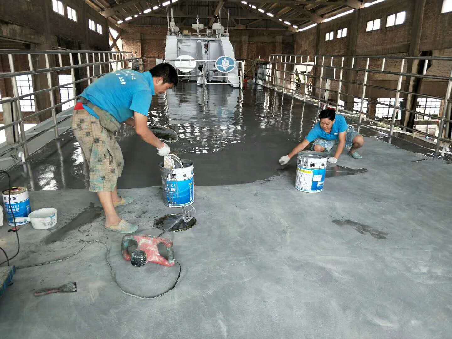简述广州水性环氧地坪涂料施工流程