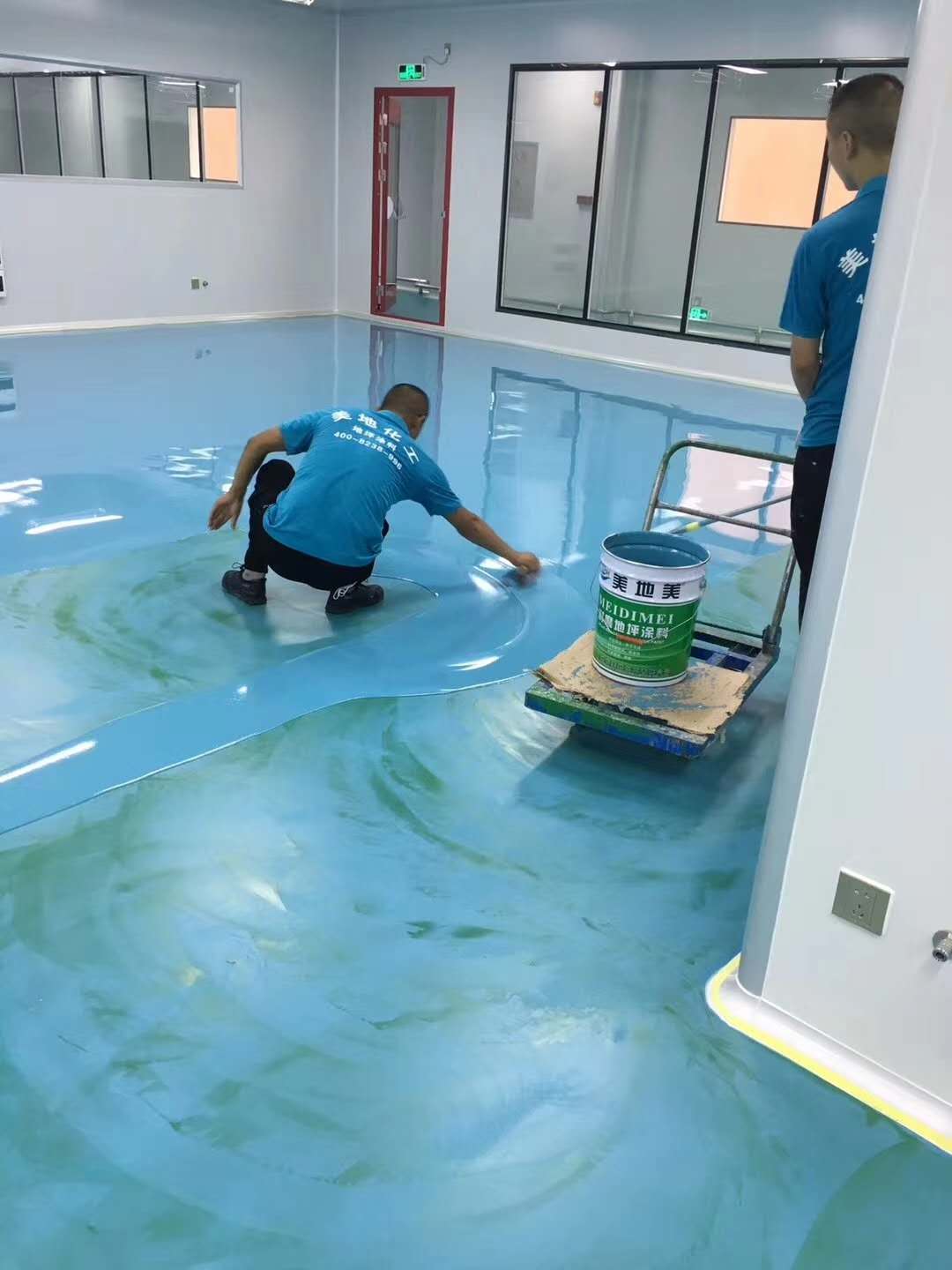 广东水性环氧地坪涂料施工后的光泽度如何